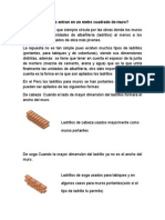 Cuántos Ladrillos Entran en Un Metro Cuadrado de Muro1