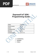 2C SDK Espressif IoT SDK Programming Guide v0.9.5