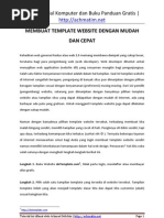 Download Membuat Template Website Dengan Mudah Dan Cepat by Achmad Solichin SN25944719 doc pdf
