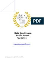 Data Quality / MDM Award