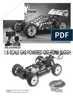 1:8 Scale Gas Powered Off-Road Buggy Instructions