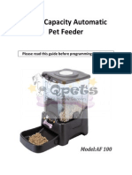 TopPets Large Automatic Pet Feeder Electronic Programmable Portion