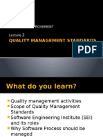 Lect 2 - Quality Management Standard