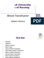 Blood Transfusion - Hatem