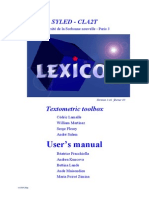 Lexico3 User Manual