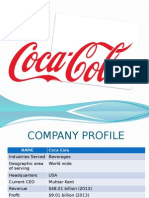 SOWT Analysis of Coca Cola