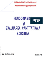 Hemodinamica Si Evaluarea Ei-2015 PDF