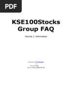 KSE Karachi Stock Exchange - FAQ
