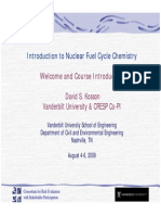 01 Kosson Nuclear Chemistry Short Course 8-4-09