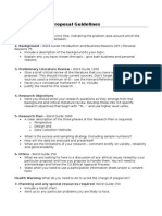 MBA Research Proposal Guidlines