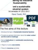 Toward A Sustainable Industrial System