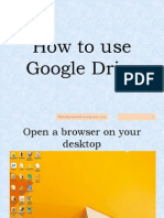 Shelly - Lopez - How To Use Google Drive