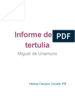 Informe Tertulia Literaria