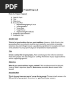 Excellent Example Of A Project Proposal With Action Plan And Budget