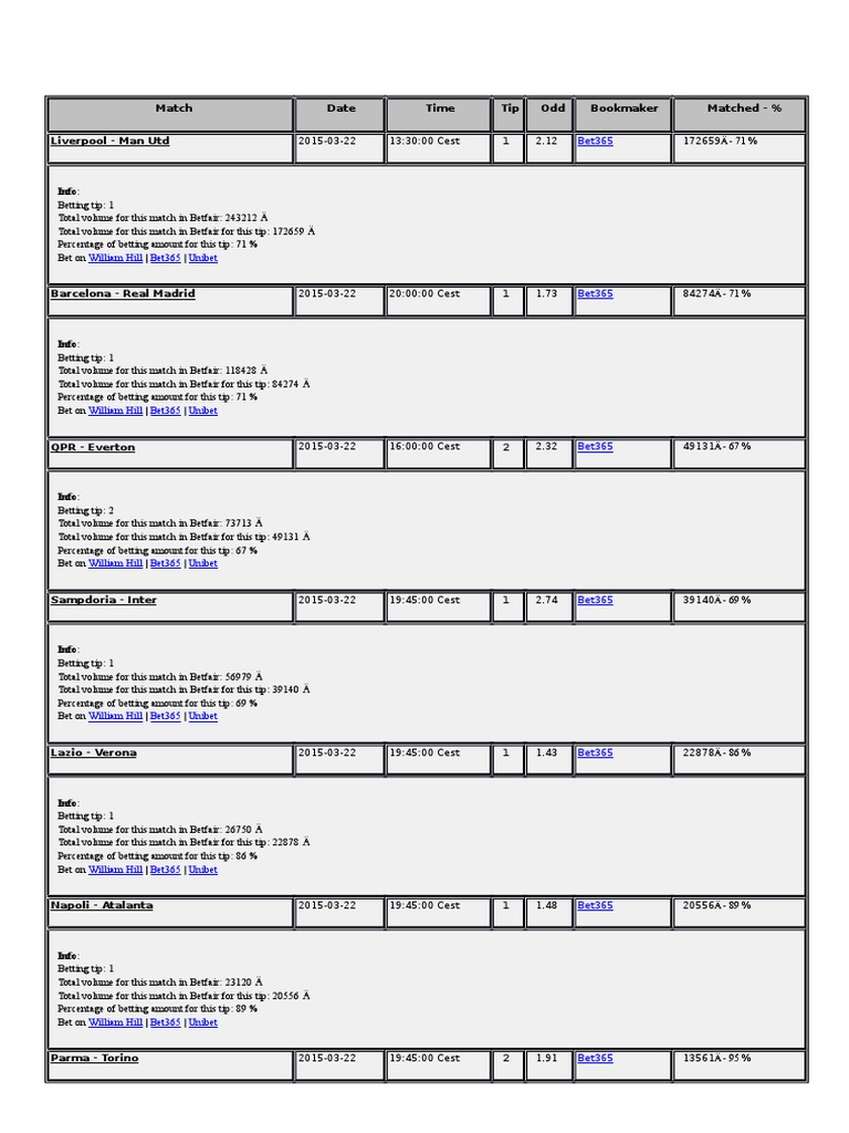 Match 1 | PDF