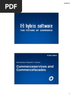 Hybris Developer Training Part II - Commerce - Module 05 - Commerceservices and Commercefacades