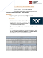 Tests para Las Capacidades Físicas Básicas