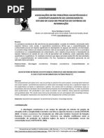 Associações Entre Princípios Sociotécnicos e Compartilhamento de Conhecimento