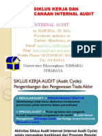 Siklus Kerja Dan Perencanaan Internal Audit