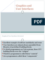 Graphics and Graphical User Interfaces - Session 1