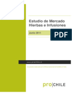 Estudio de mercado de hierbas e infusiones (PROCHILE)