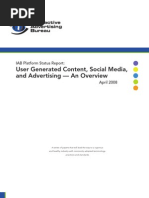 Download UGC Social Media and Advertising an overview IAB Platform 2008 by Martijn Tiemersma SN2594916 doc pdf