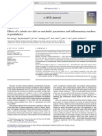 Effects of a whole rice diet on metabolic parameters and inflammatory markers in prediabetes