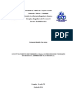 Processo de produção do biodiesel a partir de óleo residual