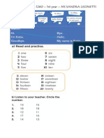 Cuadernillo 1ro Ingles