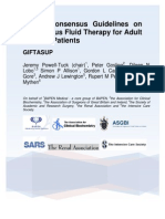 British Consensus Guidelines On Intravenous Fluid Therapy For Adult Surgical Patients Giftasup 2008