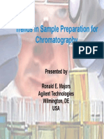 Trends in Sample Preparation For Chromatography