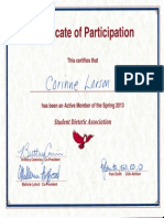 Certificate: Partici