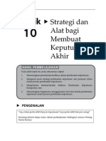 Topik 10 Strategi Dan Alat Bagi Membuat Keputusan Akhir