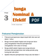 Pertemuan 4 Bunga Nominal Efektif