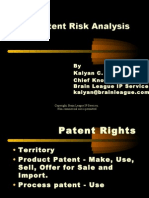 Patent Risk Analysis