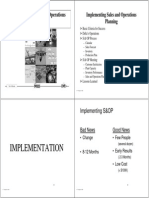 S&OP _ Implementation