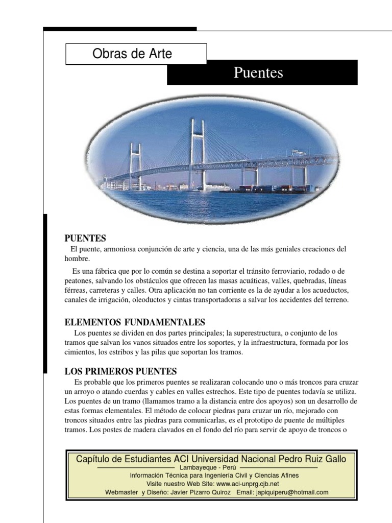 Todo Sobre Puentes | PDF | Puente | Ingeniería, image size:768x1024