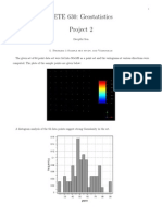 PETE 630 Project 2 Geostatistics analysis and kriging methods