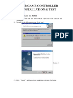 Usb Game Controller Installation & Test: How To Install in WIN98
