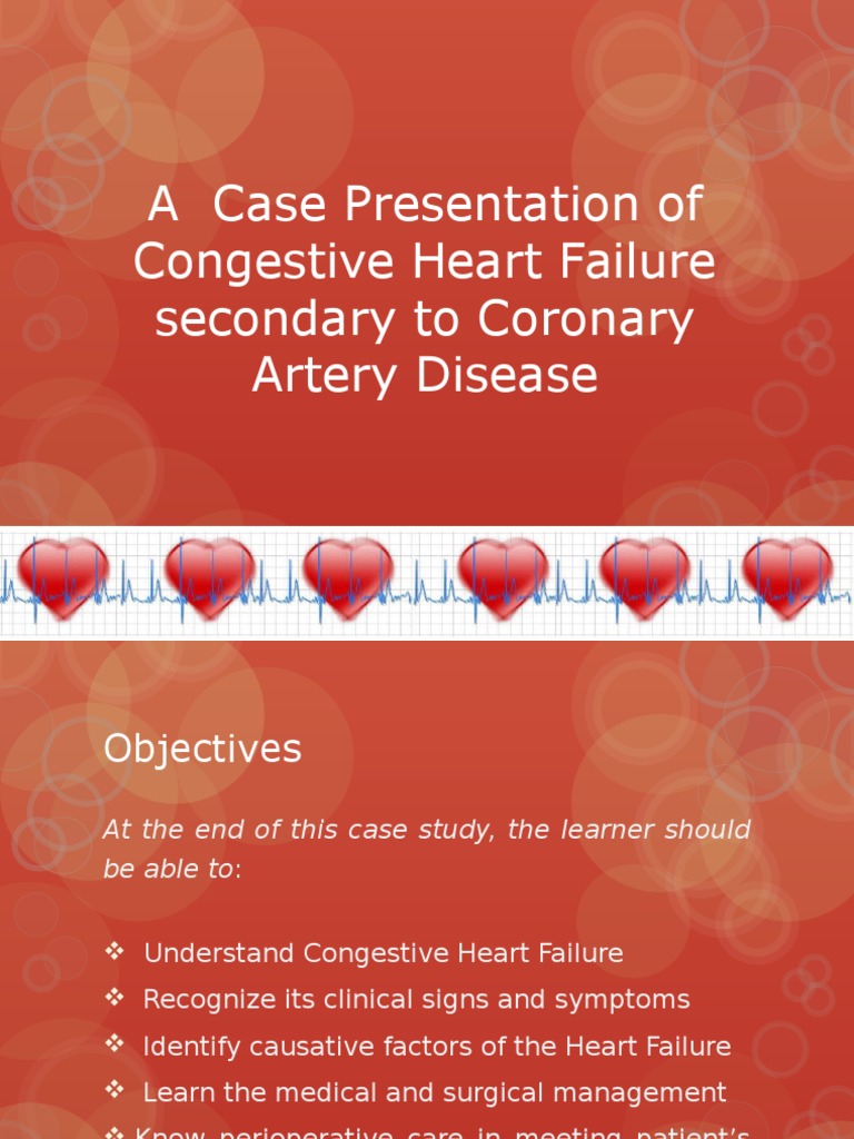 CHF case study Heart Failure Heart