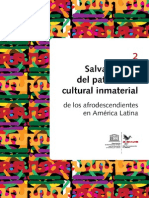 Salvaguardia del patrimonio cultural inmaterial de los afrodescendientes en America Latina