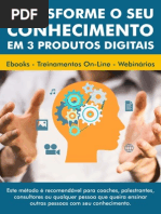 eBook Crie 3 Produtos