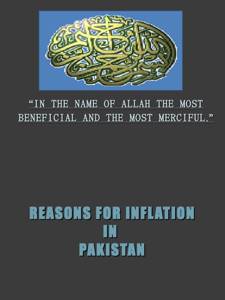 Causes of Inflation in Pakistan | PDF | Inflation | Monetary Policy