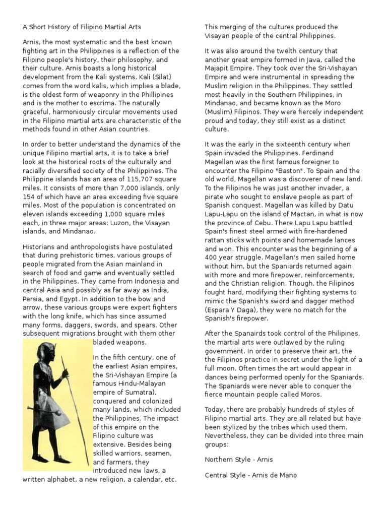 41+ History Of Martial Arts In The Philippines Pics