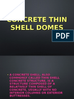 Concrete Thin Shell Domes