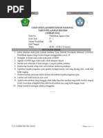 Download Soal Usbn Pai Sd 2013 Paket 2 by Sekolah Smt SN259535513 doc pdf