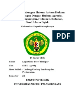 DBD 113-085, Undang-Undang Tambang Dan Perburuhan, Makalah Hubungan Hukum. Agustinus Yosef Sianipar