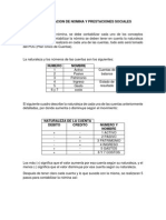 Contabilizacion de Nomina y Prestaciones Sociales