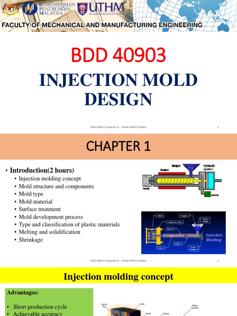 Injection Mold Design Overview | PDF | Casting (Metalworking ...