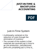 Just-In-Time & Backflush Accounting